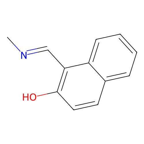 2-Naphthalenol, 1-[(methylimino)methyl]- structure