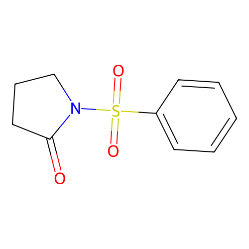 1-(Phenylsulfonyl)-2-pyrrolidinone structure