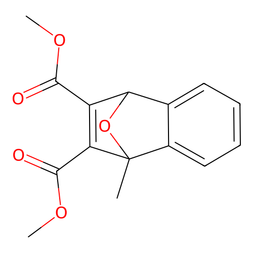 Dimethyl 1-methyl-1,4-dihydro-1,4-epoxynaphthalene-2,3-dicarboxylate structure