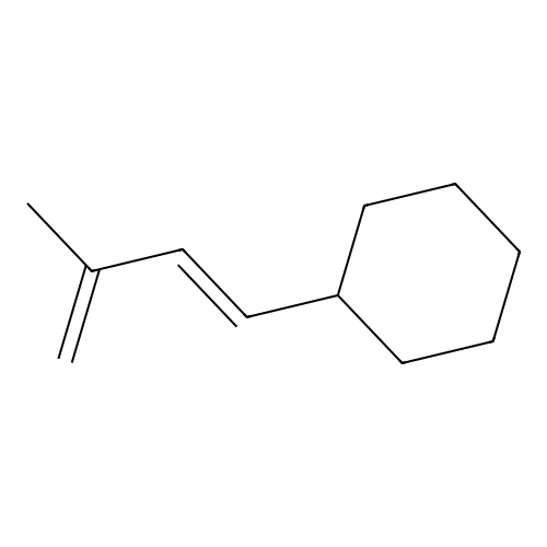 [(1E)-3-methylbuta-1,3-dienyl]cyclohexane structure