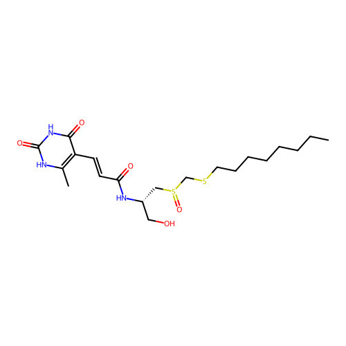 Octylsparsomycin structure