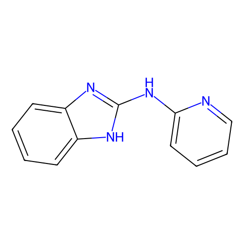 1H-Benzimidazol-2-amine, N-2-pyridinyl- structure