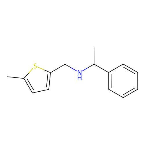 2-[[(1-Phenylethyl)amino]methyl]-5-methylthiophene structure