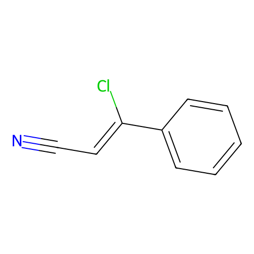 3-Chloro-3-phenyl-acrylonitrile structure