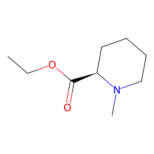 ethyl (2R)-1-methylpiperidine-2-carboxylate structure