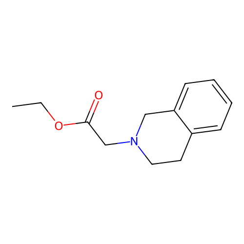 Ethyl (3,4-dihydro-1H-isoquinolin-2-yl)acetate structure