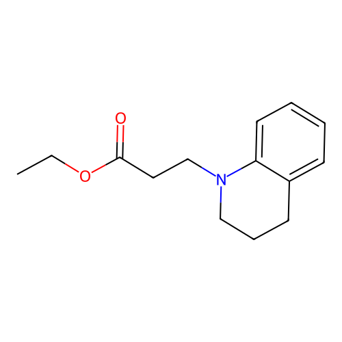 1(2H)-Quinolinepropanoic acid, 3,4-dihydro-, ethyl ester structure