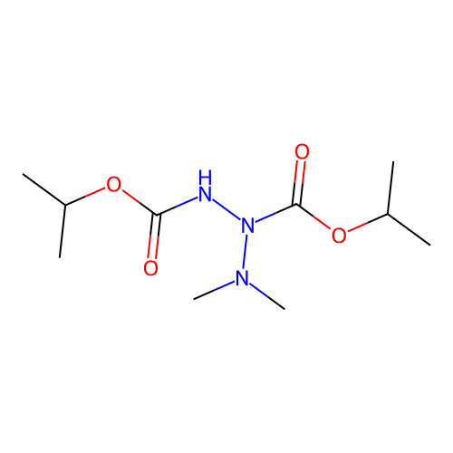 Dipropan-2-yl 3,3-dimethyltriazane-1,2-dicarboxylate structure