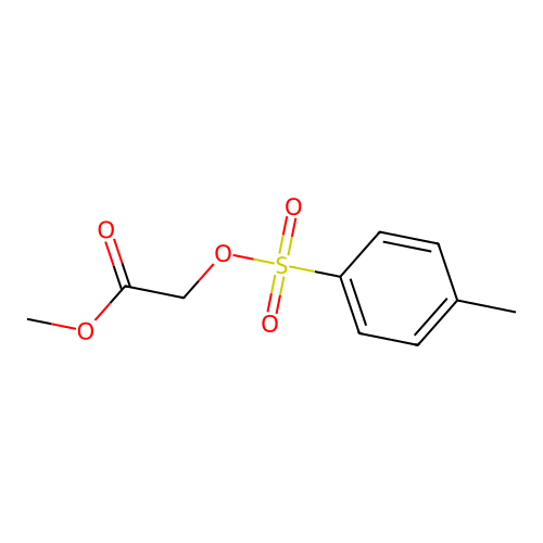 Methyl [(4-methylbenzene-1-sulfonyl)oxy]acetate structure