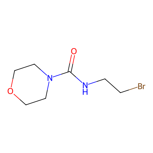 4-Morpholinecarboxamide, N-(2-bromoethyl)- structure