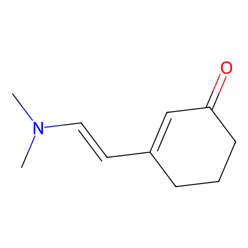 2-Cyclohexen-1-one, 3-[2-(dimethylamino)ethenyl]- structure