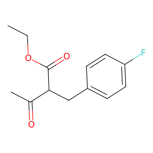 2-(4-Fluorobenzyl)acetoacetic acid ethyl ester structure