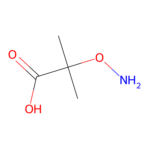 2-(Aminooxy)-2-methylpropanoic acid structure