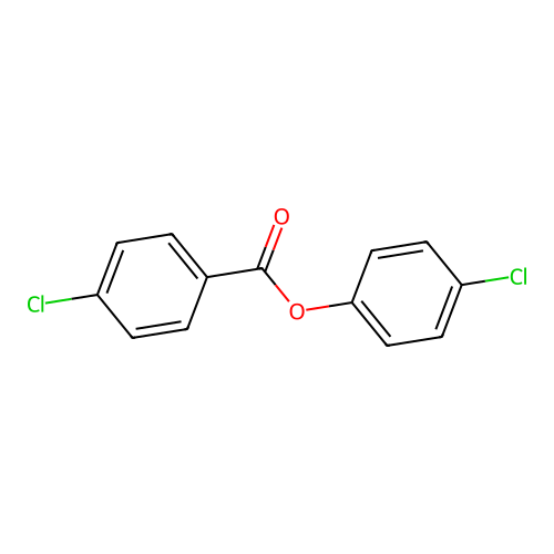4-Chlorophenyl 4-chlorobenzoate structure