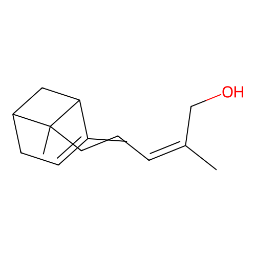 Bergamotenol structure