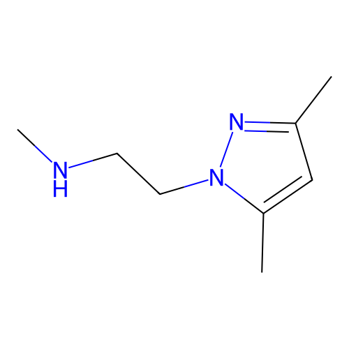 2-(3,5-Dimethyl-1H-pyrazol-1-yl)-N-methylethanamine structure