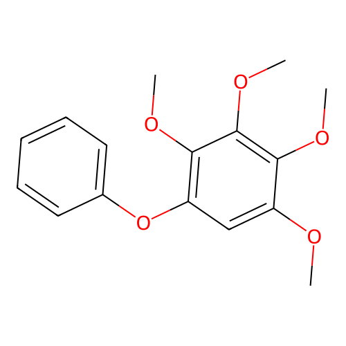 Benzene, 1,2,3,4-tetramethoxy-5-phenoxy- structure
