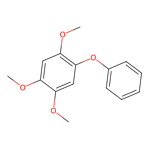 Benzene, 1,2,4-trimethoxy-5-phenoxy- structure