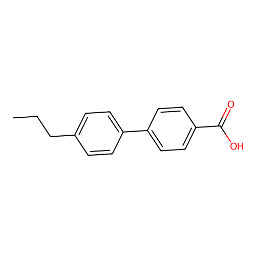 4-(4-Propylphenyl)benzoic Acid structure