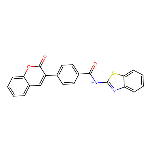 N-(benzo[d]thiazol-2-yl)-4-(2-oxo-2H-chromen-3-yl)benzamide structure