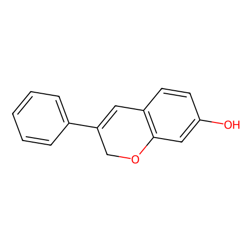 3-phenyl-2H-chromen-7-ol structure