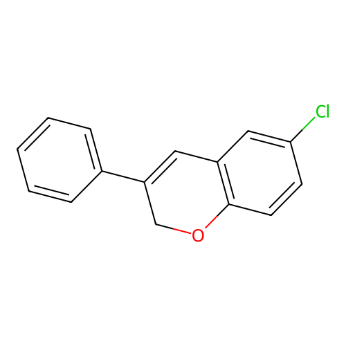 6-chloro-3-phenyl-2H-chromene structure