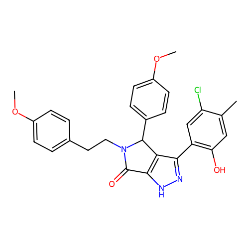 C28H26ClN3O4 structure