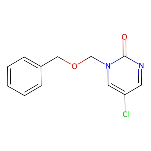 2(1H)-Pyrimidinone, 5-chloro-1-[(phenylmethoxy)methyl]- structure