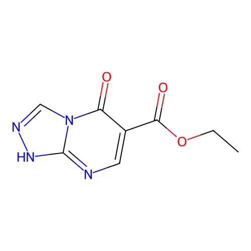 Ethyl 5-oxo-1,5-dihydro[1,2,4]triazolo[4,3-a]pyrimidine-6-carboxylate structure