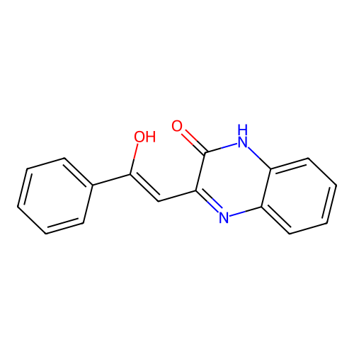 3-(2-Oxo-2-phenylethylidene)-3,4-dihydroquinoxalin-2(1H)-one structure