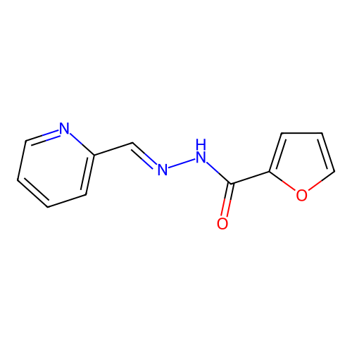 N'-(2-Pyridinylmethylene)-2-furohydrazide structure