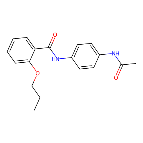N-(4-acetamidophenyl)-2-propoxybenzamide structure