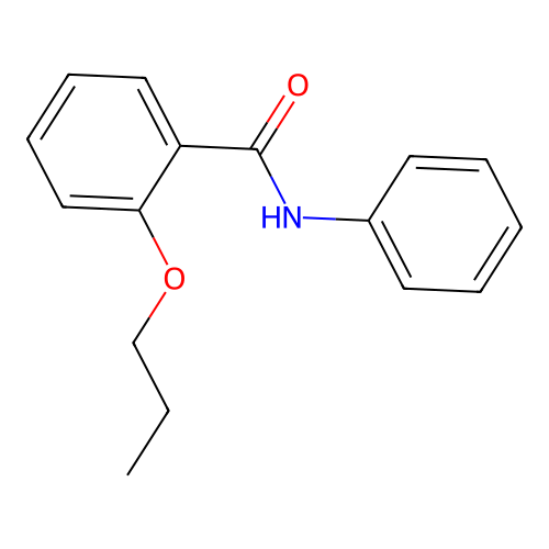 N-phenyl-2-propoxybenzamide structure