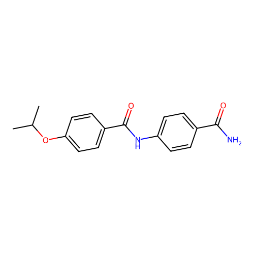 4-[(4-Propan-2-yloxybenzoyl)amino]benzamide structure