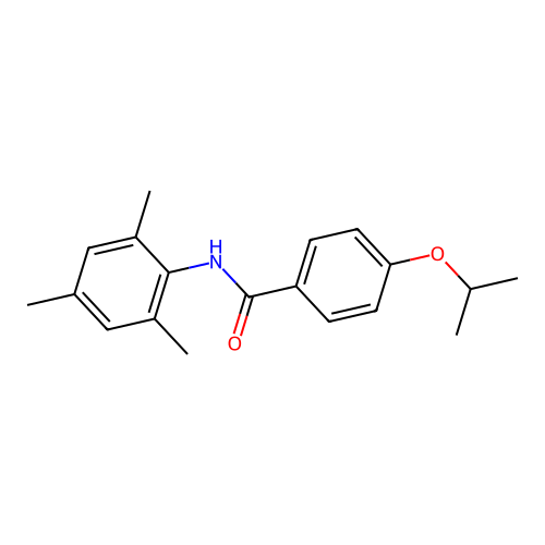 4-isopropoxy-N-mesitylbenzamide structure