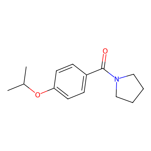 (4-Propan-2-yloxyphenyl)-pyrrolidin-1-ylmethanone structure