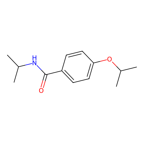 N-propan-2-yl-4-propan-2-yloxybenzamide structure