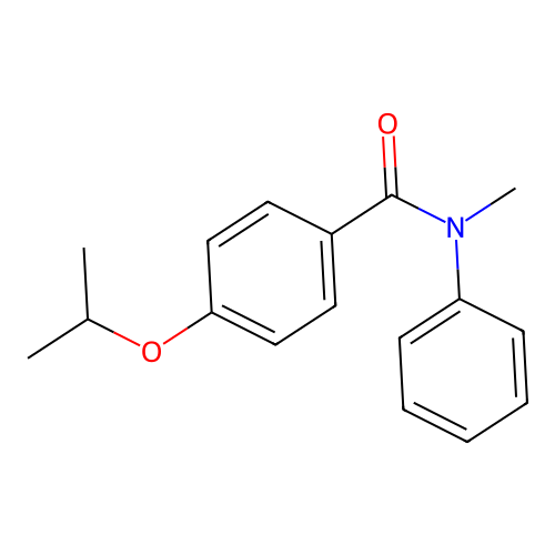 4-isopropoxy-N-methyl-N-phenylbenzamide structure