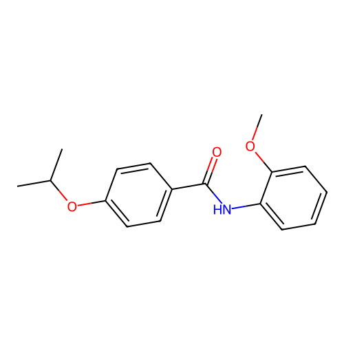 N-(2-methoxyphenyl)-4-propan-2-yloxybenzamide structure