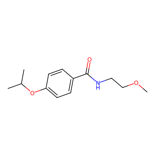 4-isopropoxy-N-(2-methoxyethyl)benzamide structure