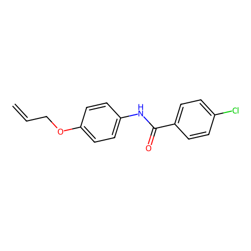 4-chloro-N-(4-prop-2-enoxyphenyl)benzamide structure