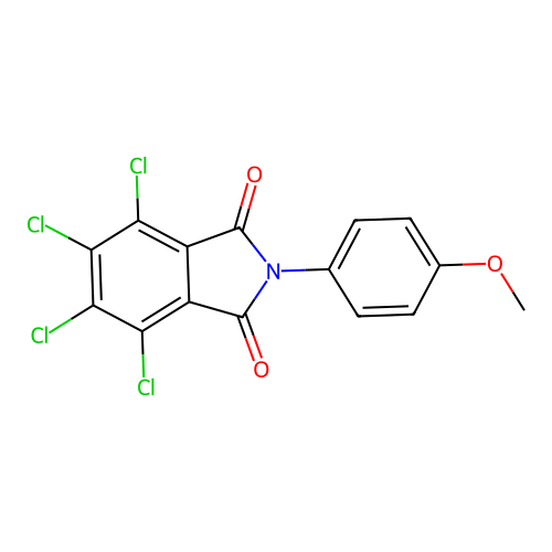 4,5,6,7-Tetrachloro-2-(4-methoxyphenyl)isoindole-1,3-dione structure