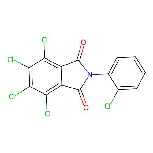 4,5,6,7-Tetrachloro-2-(2-chlorophenyl)isoindole-1,3-dione structure