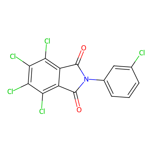 4,5,6,7-tetrachloro-2-(3-chlorophenyl)-1H-isoindole-1,3(2H)-dione structure