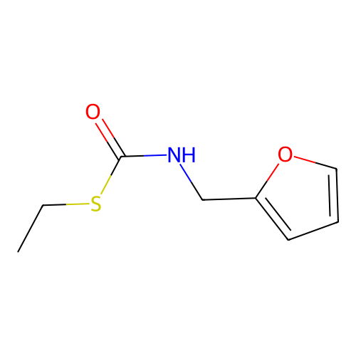 s-Ethyl(furan-2-ylmethyl)carbamothioate structure