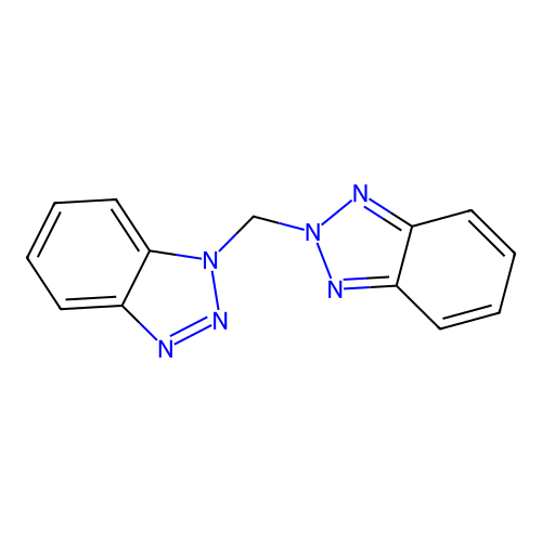 1-(Benzotriazol-2-ylmethyl)benzotriazole structure