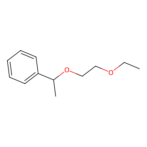 Benzene, [1-(2-ethoxyethoxy)ethyl]- structure