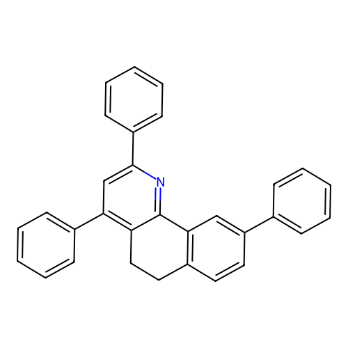 2,4,9-Triphenyl-5,6-dihydrobenzo[h]quinoline structure