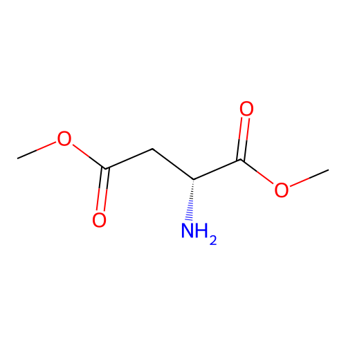 Dimethyl D-aspartate structure