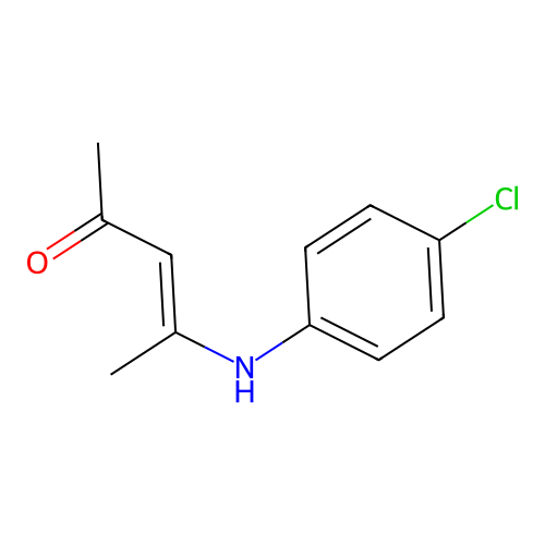 4-(4-Chloroanilino)pent-3-en-2-one structure